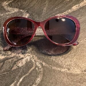 Red and Silver Ladies Sunglasses